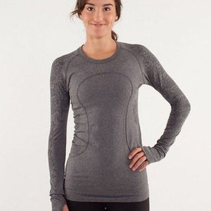 Lululemon | Swiftly Tech Long Sleeve Crew Gray 8